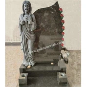 Carreg fedd Besopke gyda Iesu