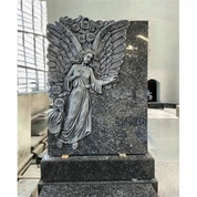 Carreg fedd sengl gydag Angel